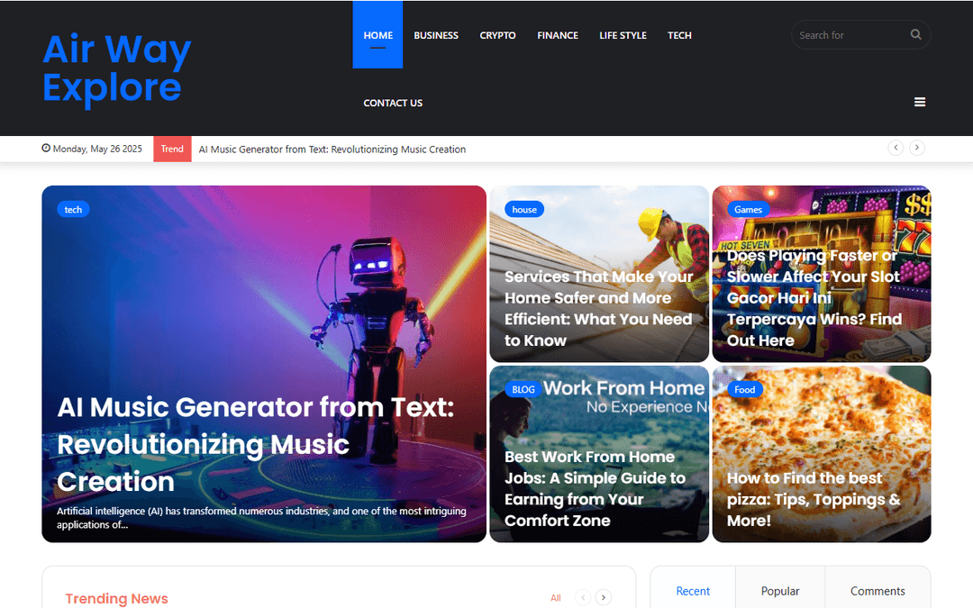airwayexplore.com publisher screenshot