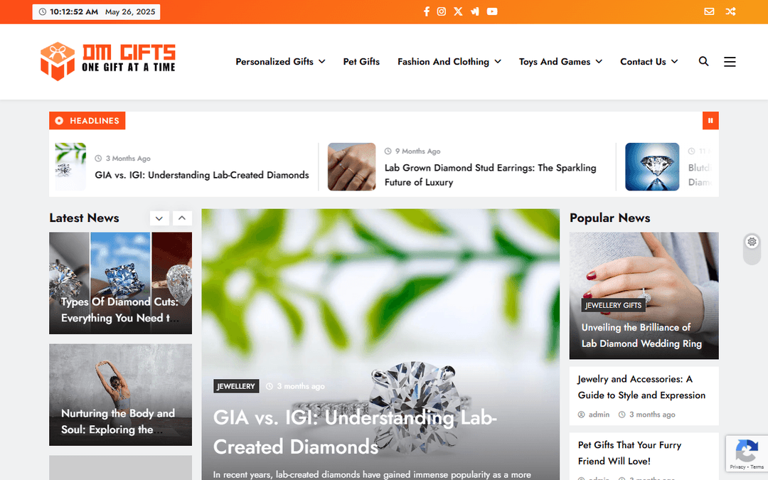 dm-gifts.com publisher screenshot