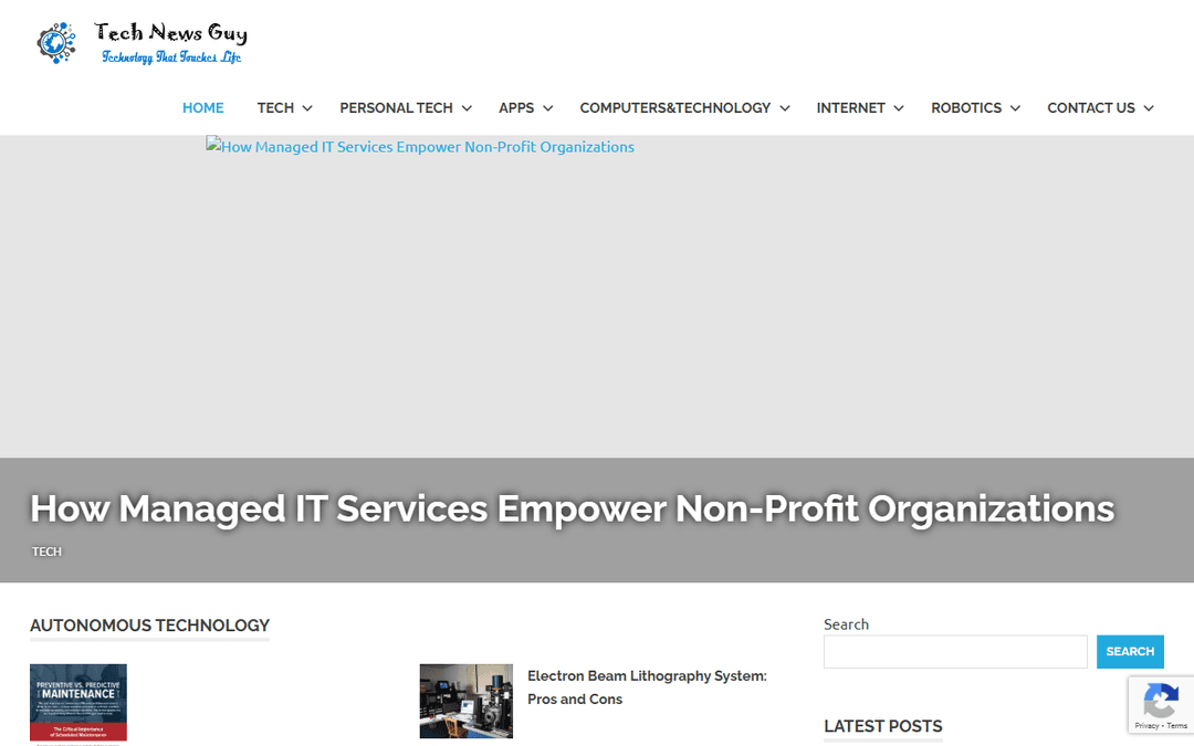 technewsguy.com publisher screenshot