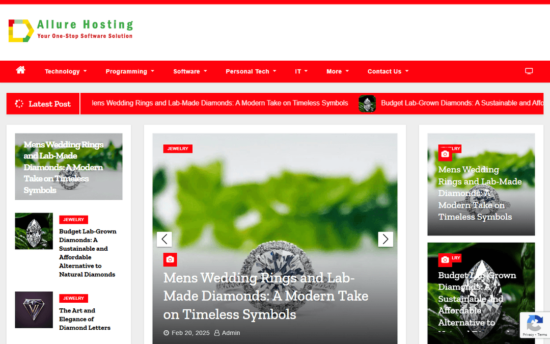 allure-hosting.net publisher screenshot