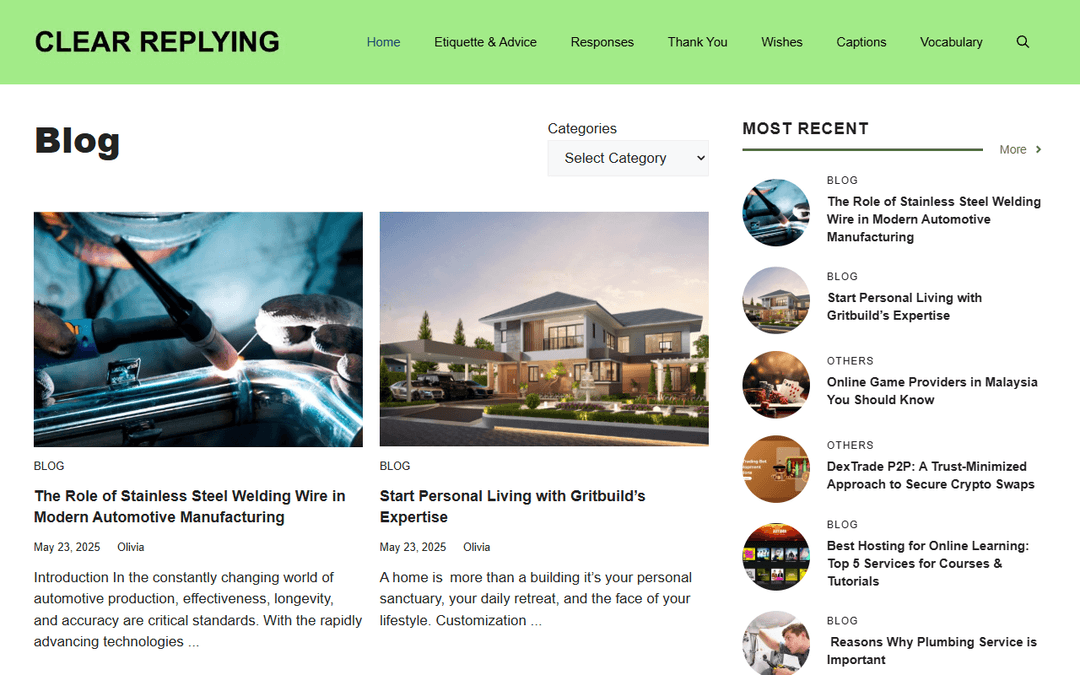 clearreplying.com publisher screenshot
