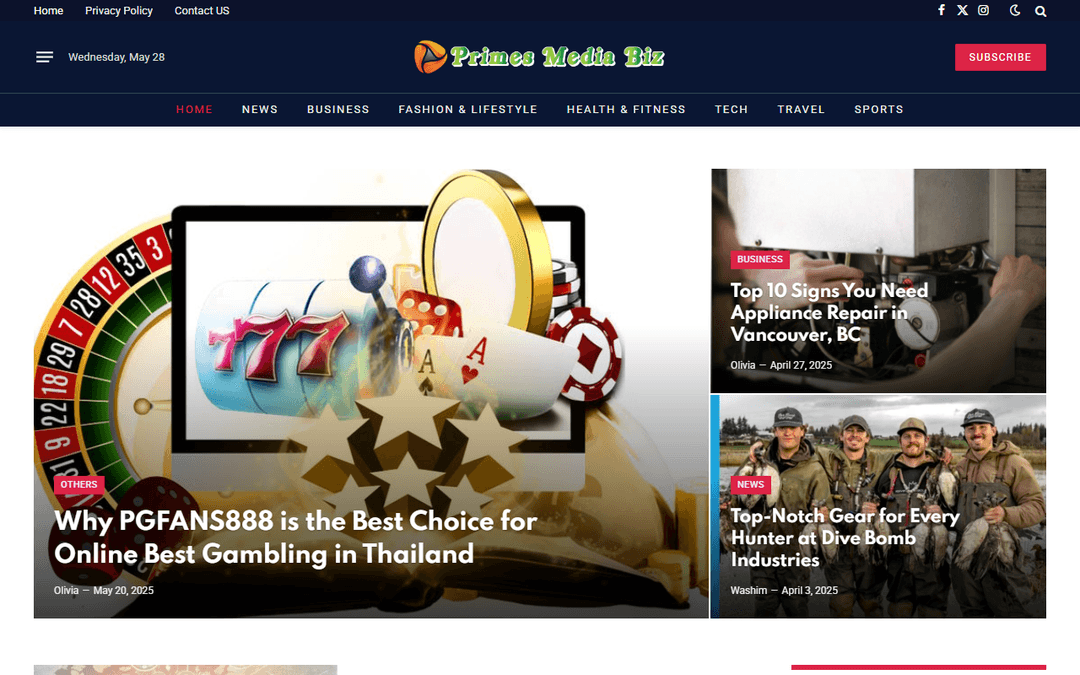 primesmediabiz.com publisher screenshot