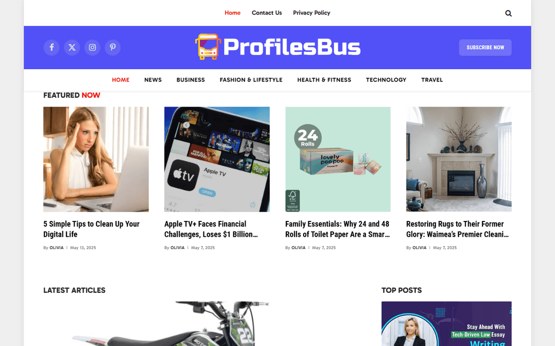 profilesbus.com publisher screenshot