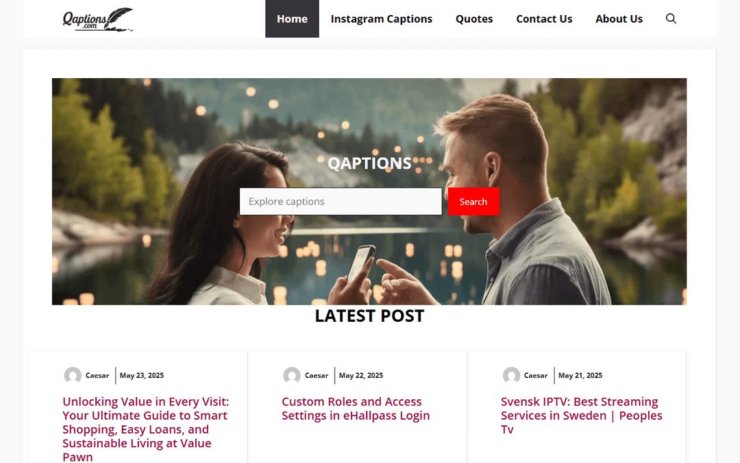 qaptions.com publisher screenshot