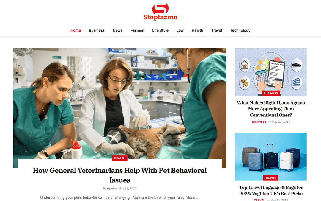 stoptazmo.com publisher screenshot