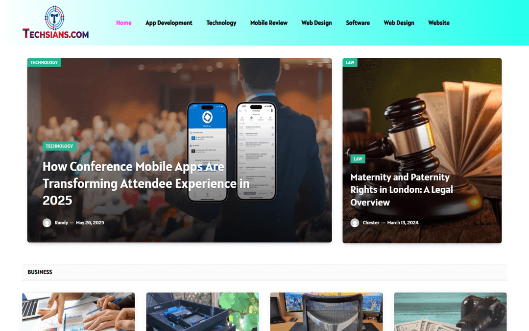 techsians.com publisher screenshot