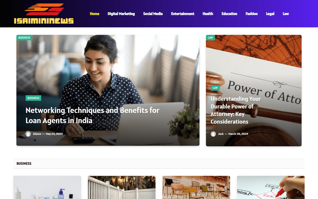 isaimininews.com publisher screenshot