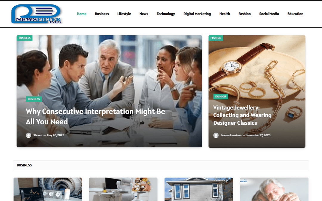 newsfilter.info publisher screenshot