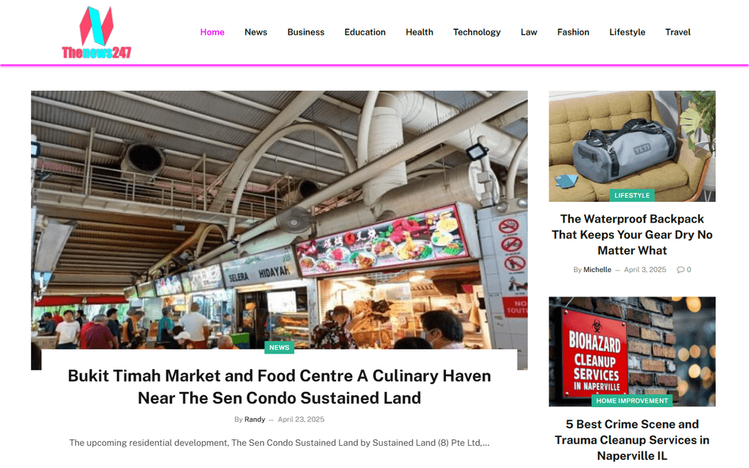 thenews247.net publisher screenshot