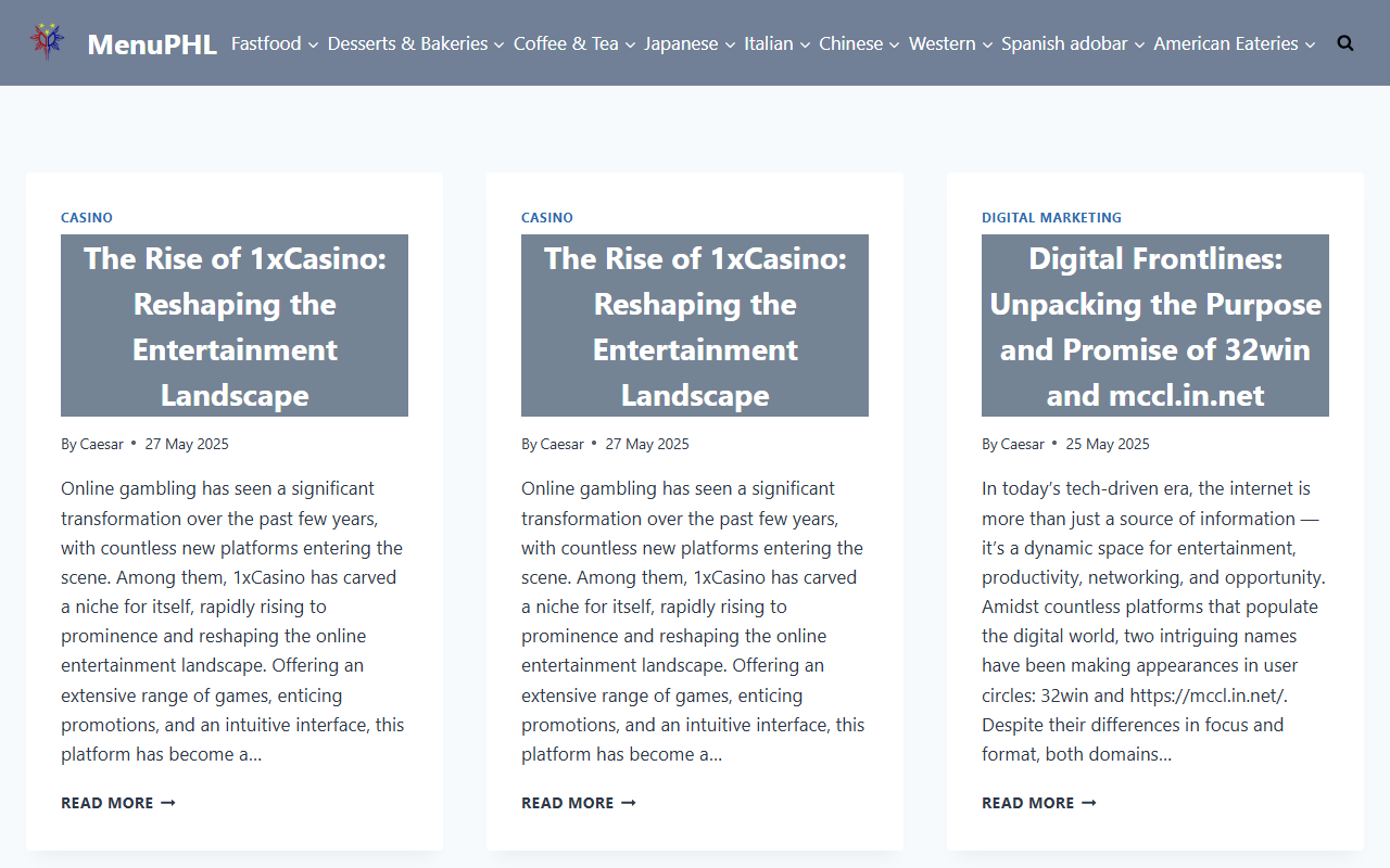menuphl.org publisher screenshot
