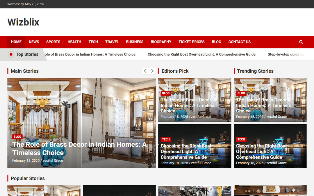 wizblix.com publisher screenshot