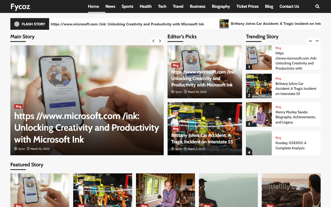 fycoz.com publisher screenshot