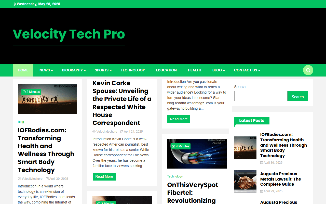 velocitytechpro.com publisher screenshot
