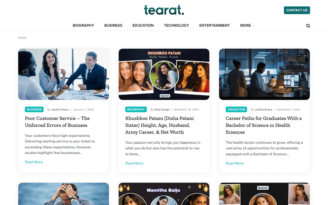 tearat.com publisher screenshot