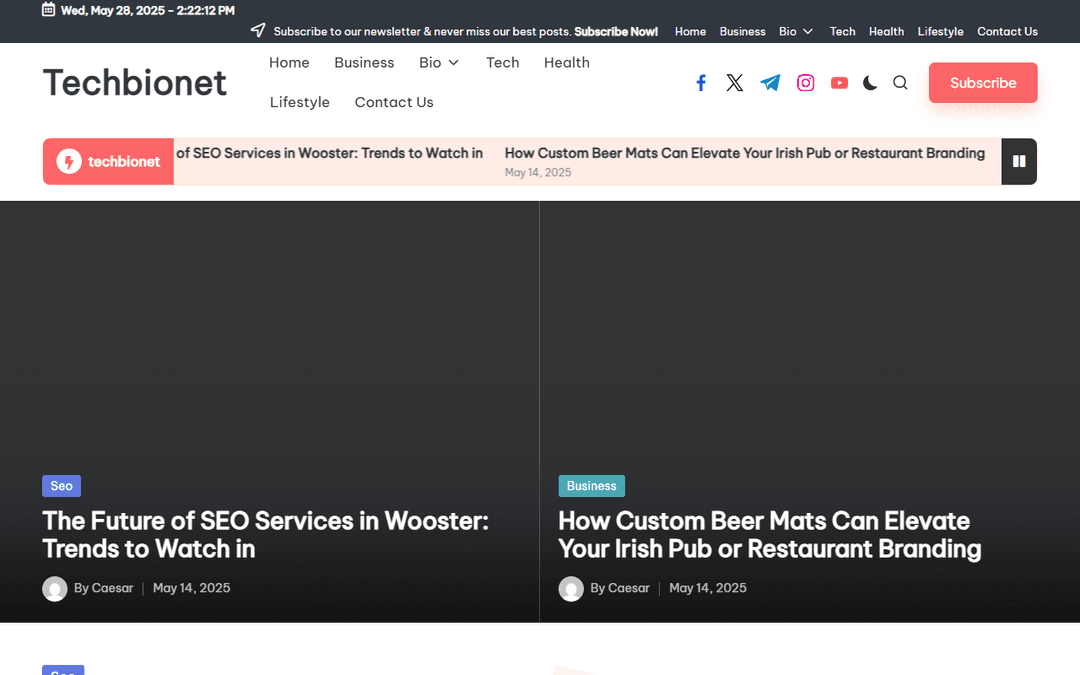 techbionet.net publisher screenshot