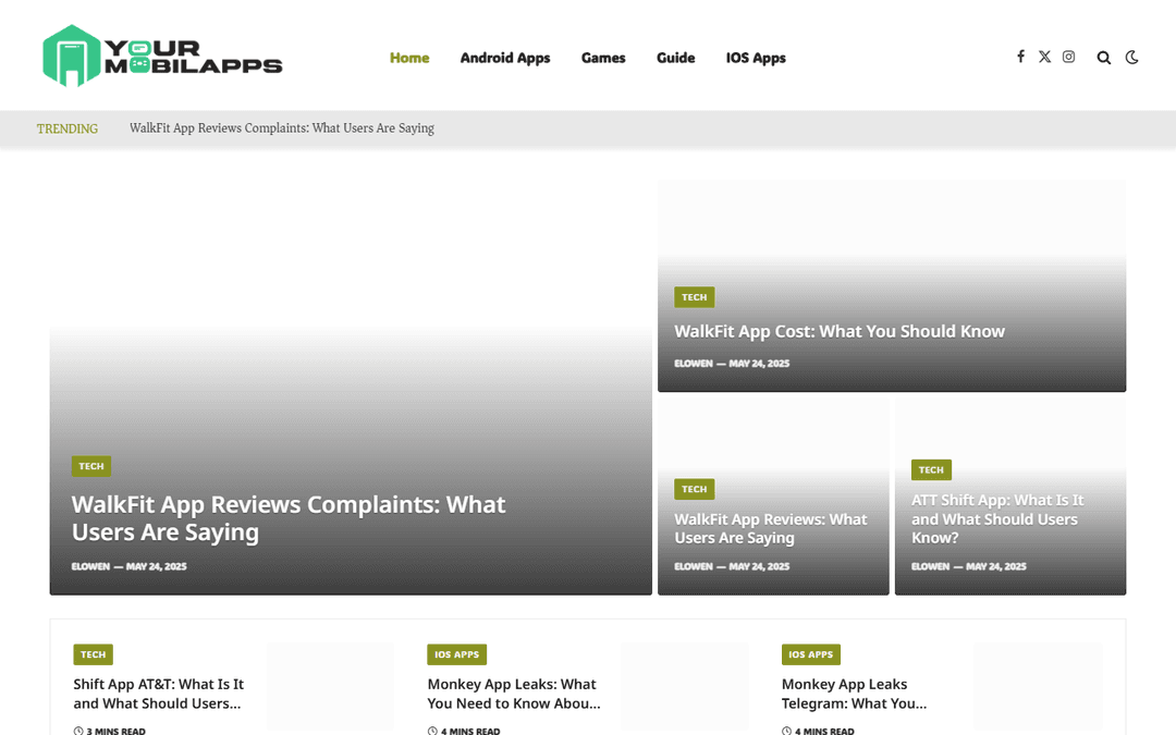 yourmobilapps.com publisher screenshot