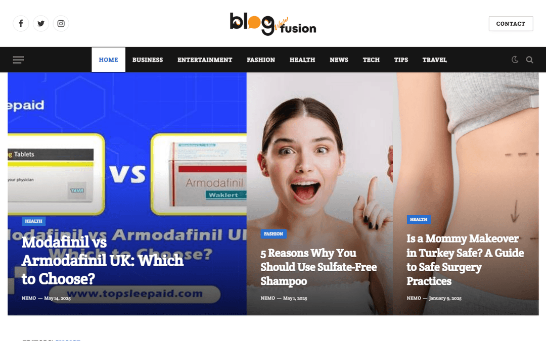 blogwavefusion.com publisher screenshot