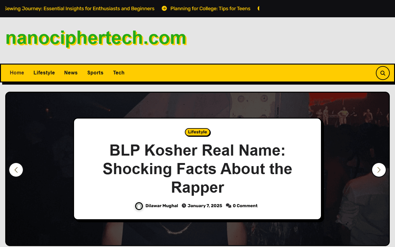 nanociphertech.com publisher screenshot
