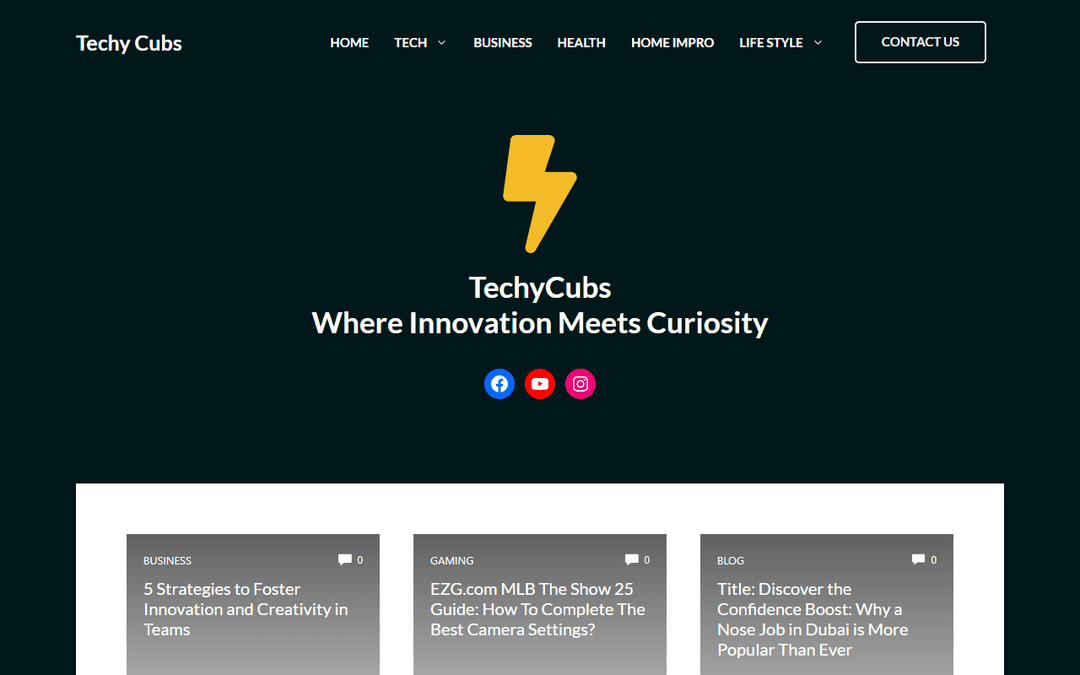 techycubs.net publisher screenshot
