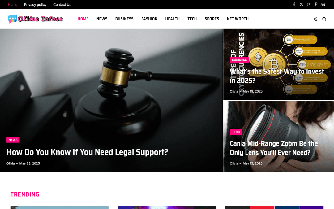 oflineinfoes.com publisher screenshot
