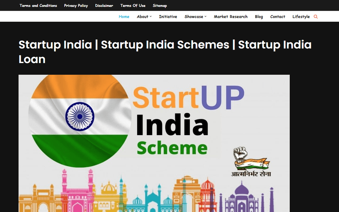 startupsofindia.com publisher screenshot