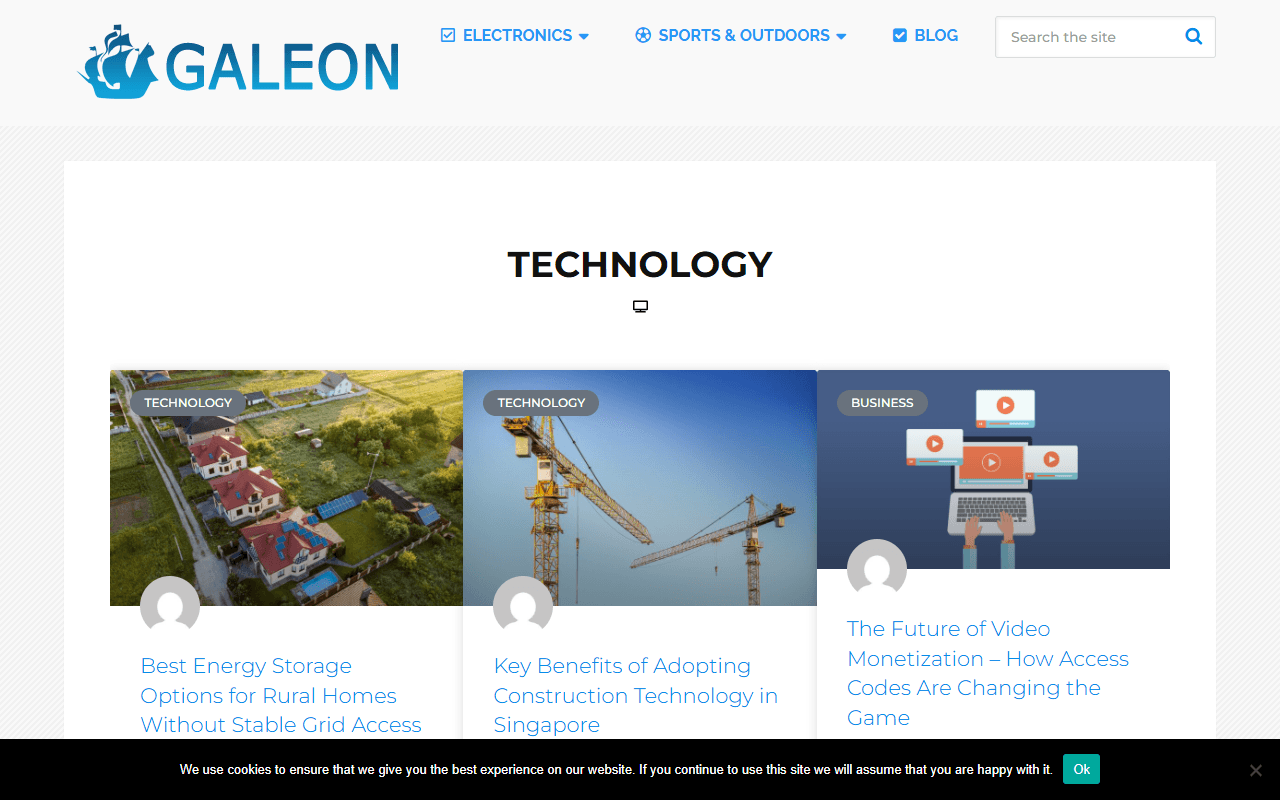 galeon1.com publisher screenshot