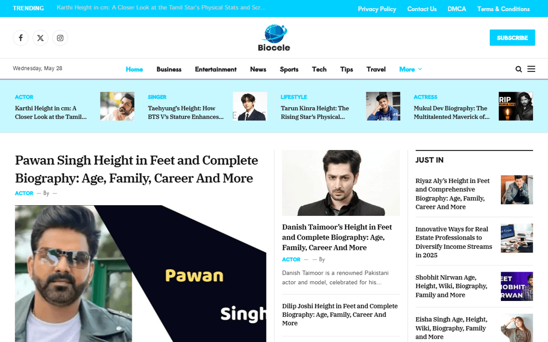 biocele.com publisher screenshot