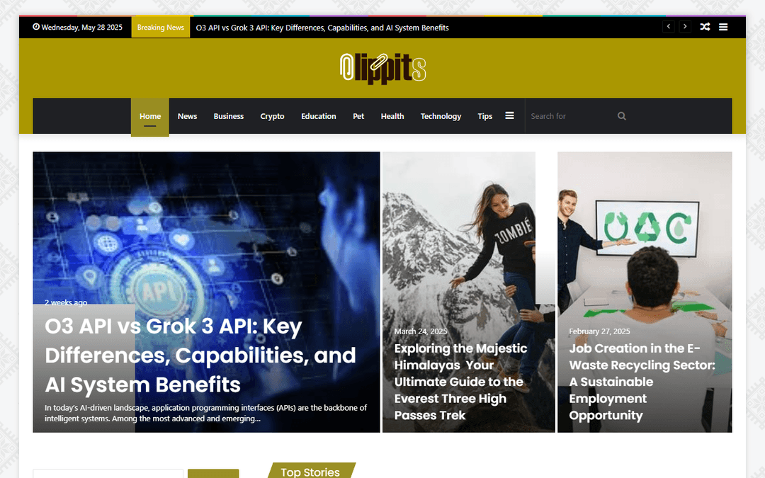 clippits.net publisher screenshot