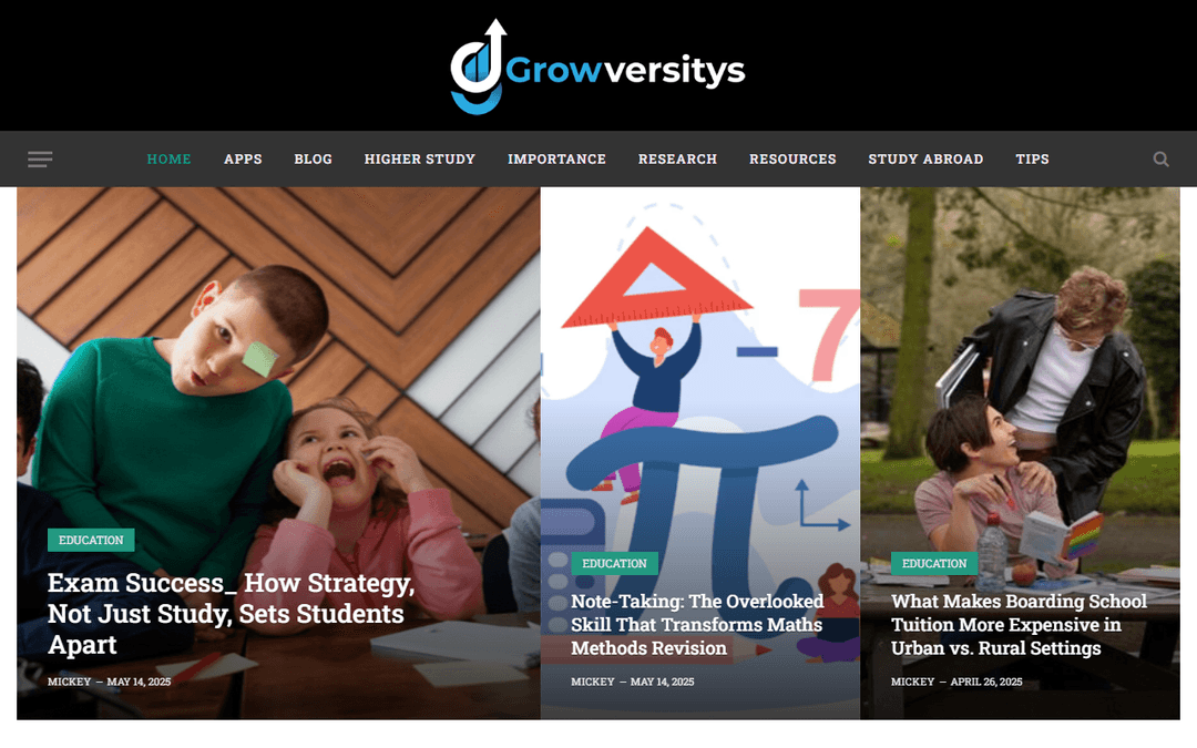 growversitys.com publisher screenshot