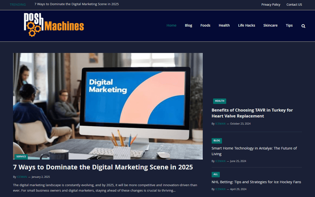 poshmachines.com publisher screenshot