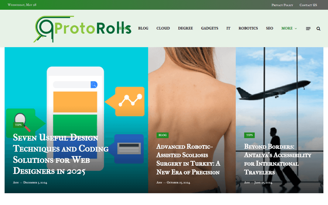 protorolls.com publisher screenshot