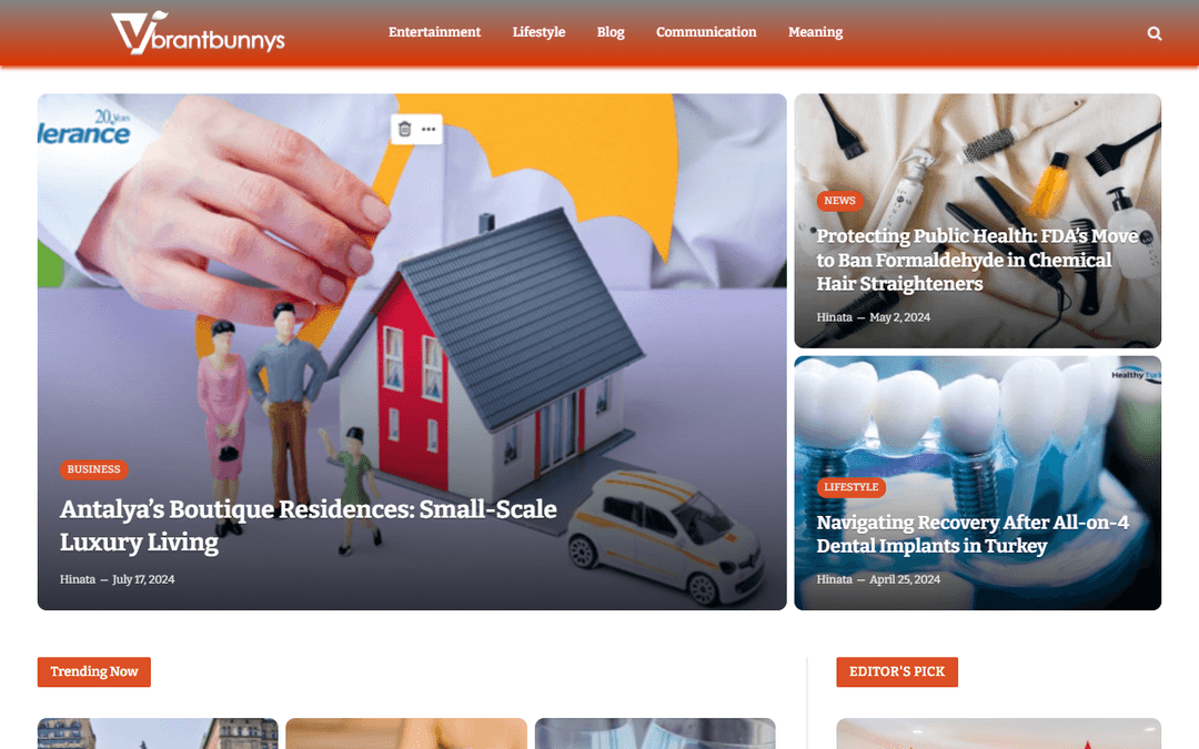 vibrantbunnys.com publisher screenshot