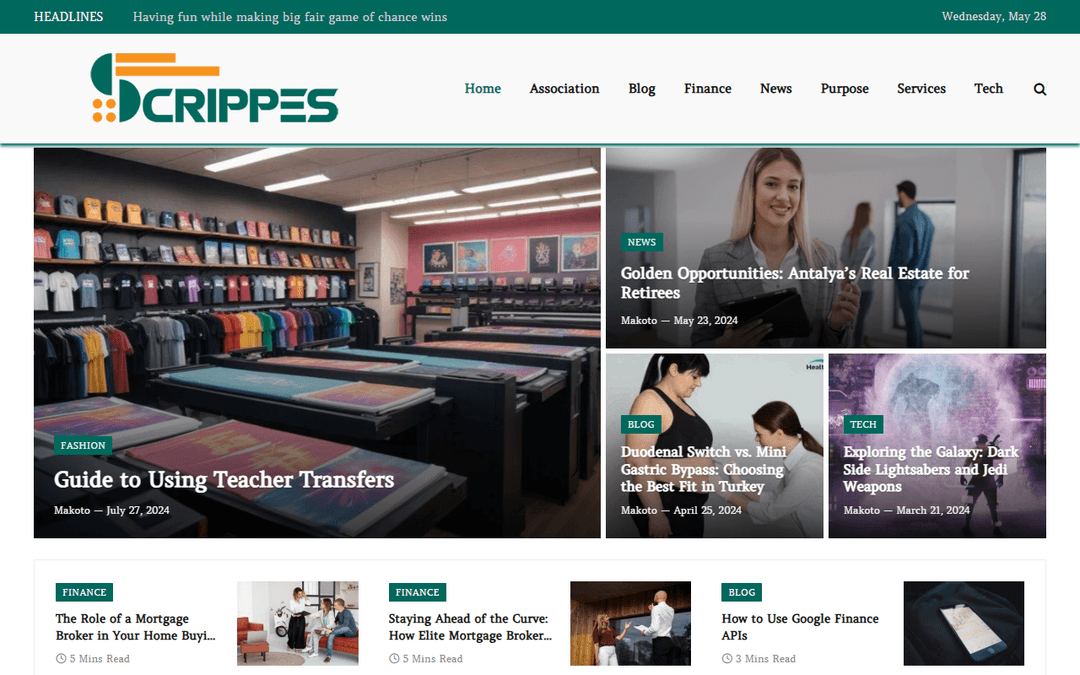 scrippes.com publisher screenshot