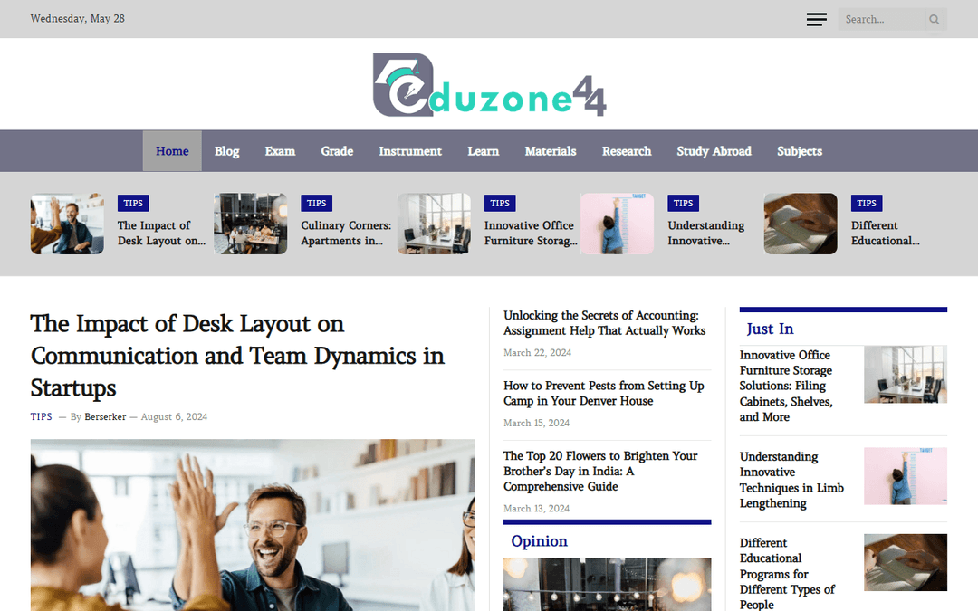 eduzone44.com publisher screenshot
