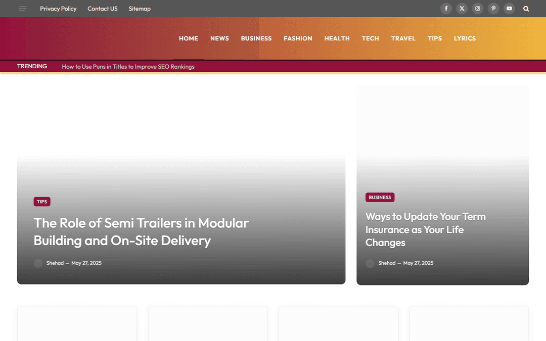 lyricsdaw.com publisher screenshot
