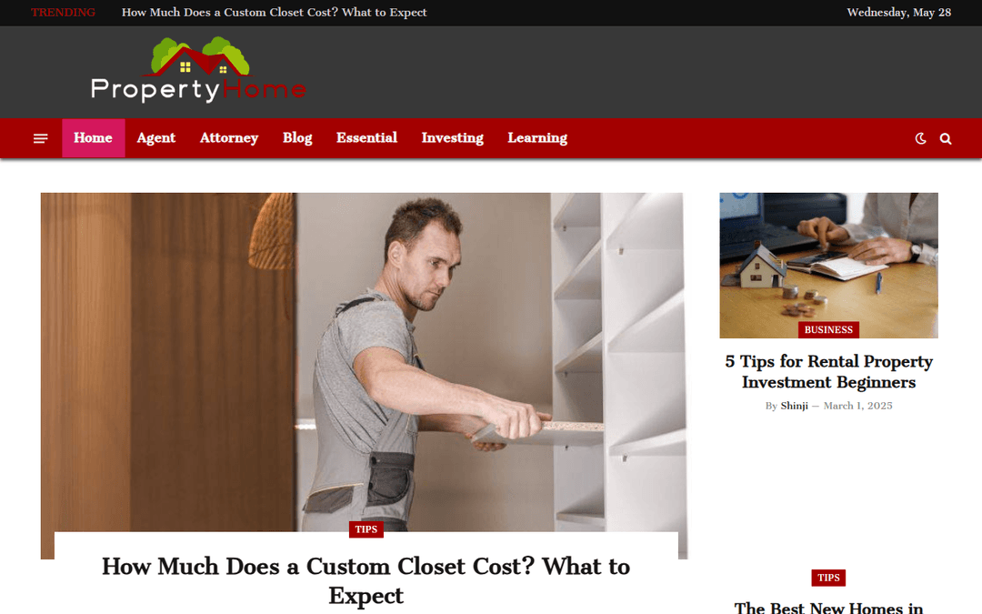 propertyhome.net publisher screenshot