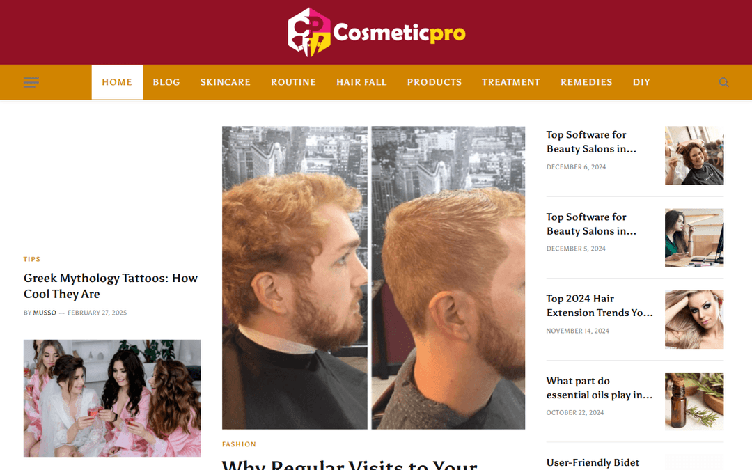 cosmeticpro.info publisher screenshot
