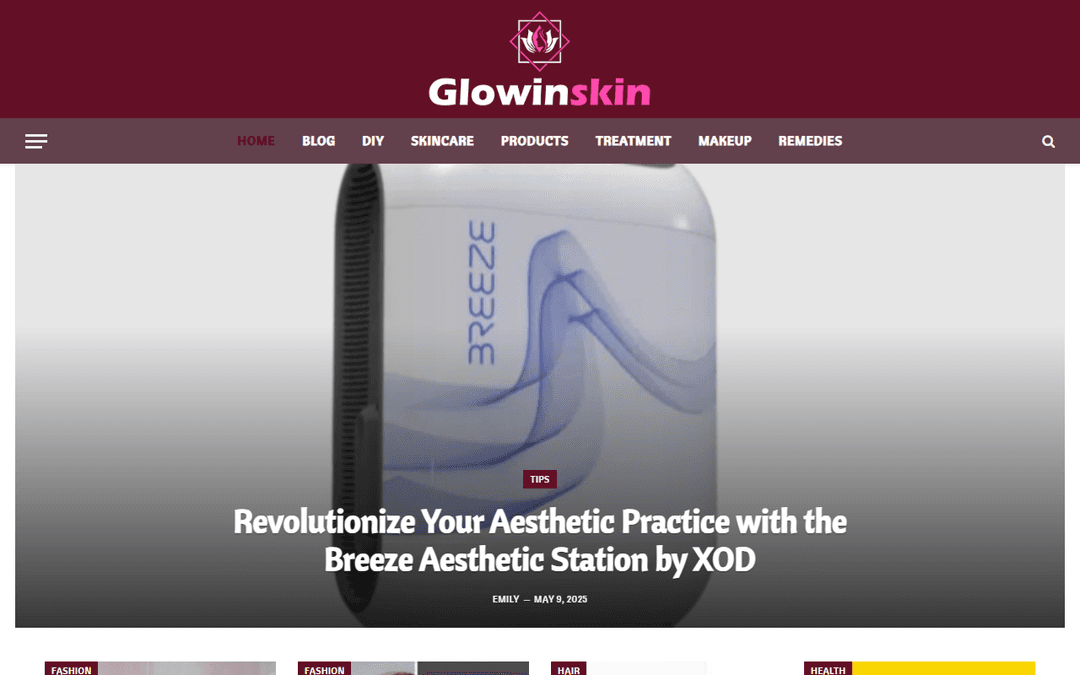 glowinskin.info publisher screenshot