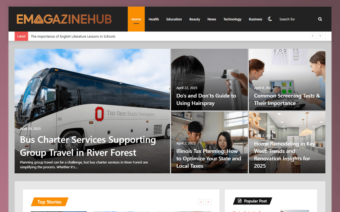 emagazinehub.com publisher screenshot