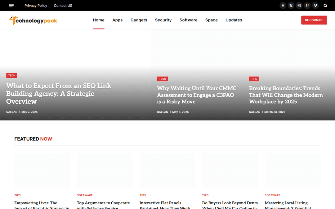 technologypack.net publisher screenshot
