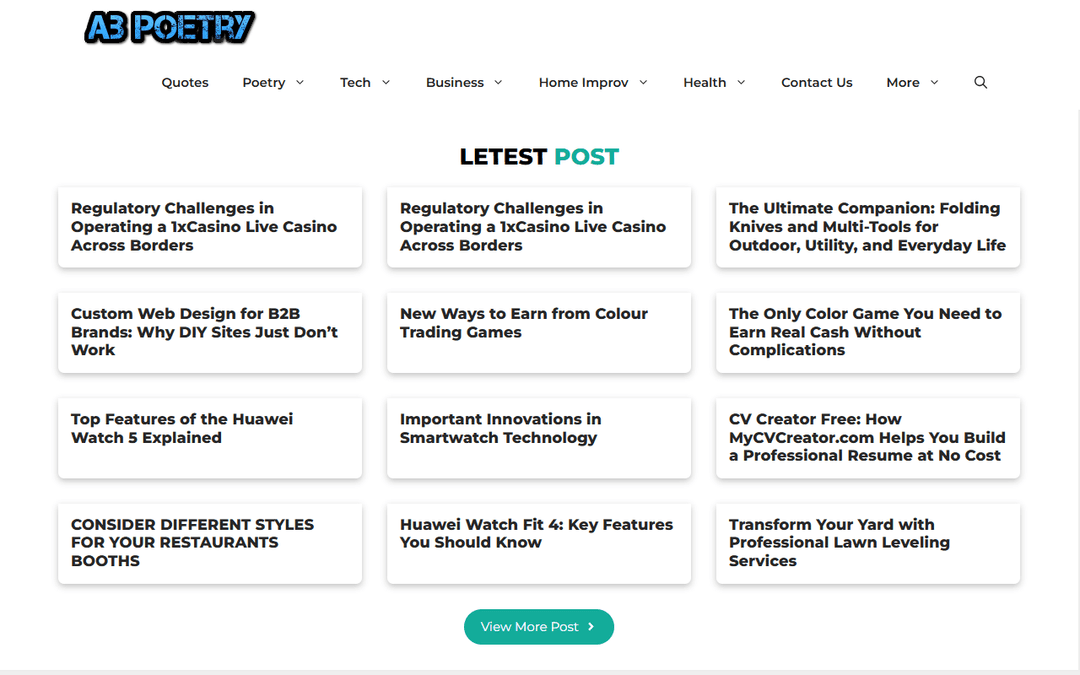 abpoetry.com publisher screenshot