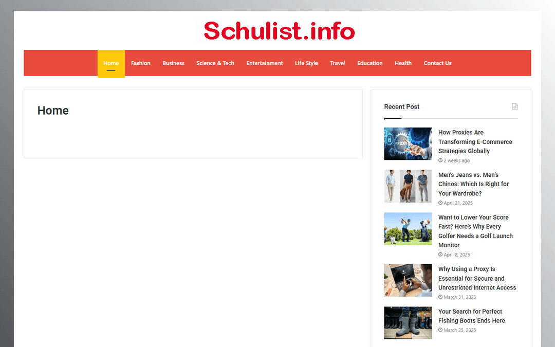schulist.info publisher screenshot