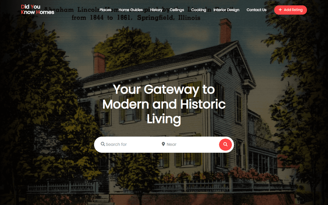 didyouknowhomes.com publisher screenshot