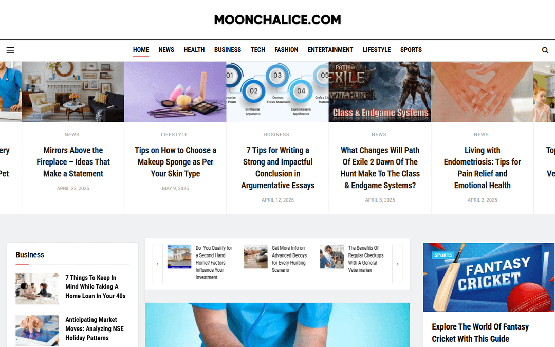 moonchalice.com publisher screenshot