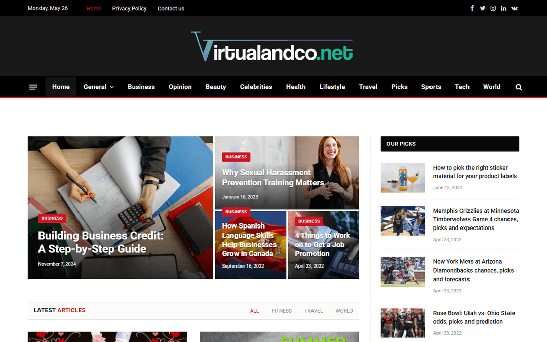 virtualandco.net publisher screenshot