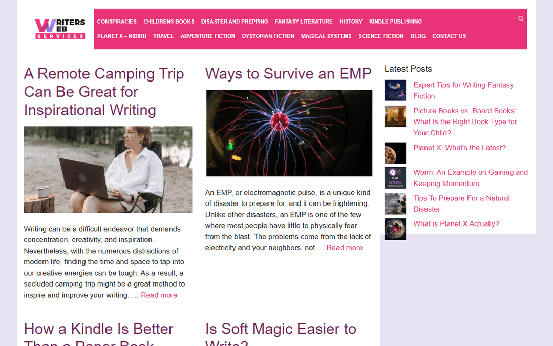 writers-web-services.com publisher screenshot