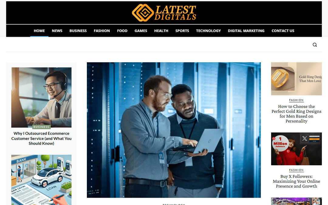 latestdigitals.com publisher screenshot