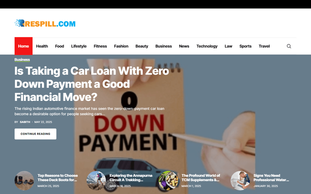 respill.com publisher screenshot