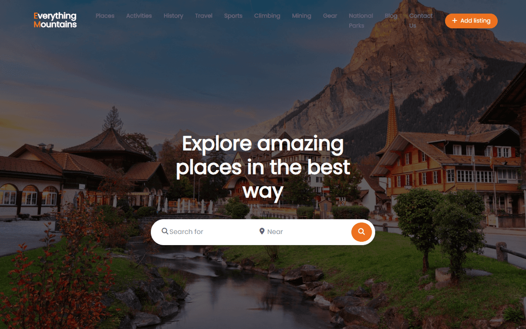 everythingmountains.com publisher screenshot