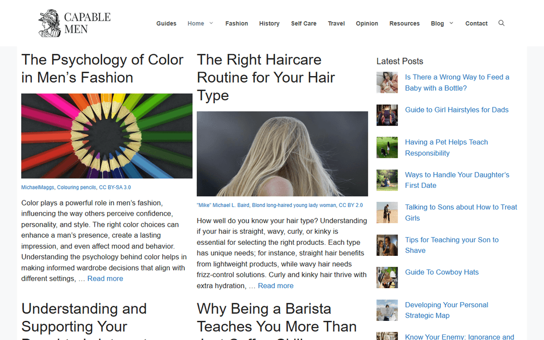 capablemen.com publisher screenshot